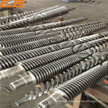 bimetallic or nitrided conical or parallel extruder tempering screw barrel